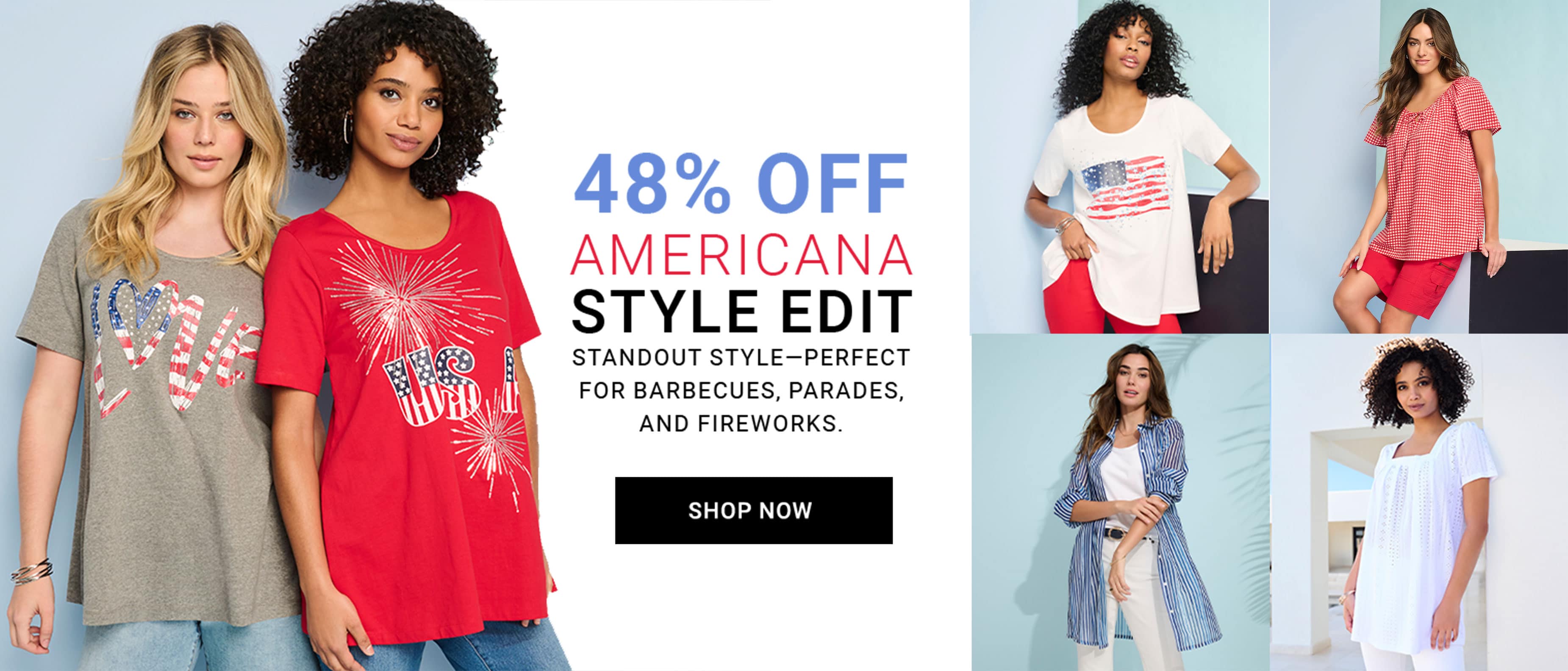 Shop Americana Style Edit — 48% Off