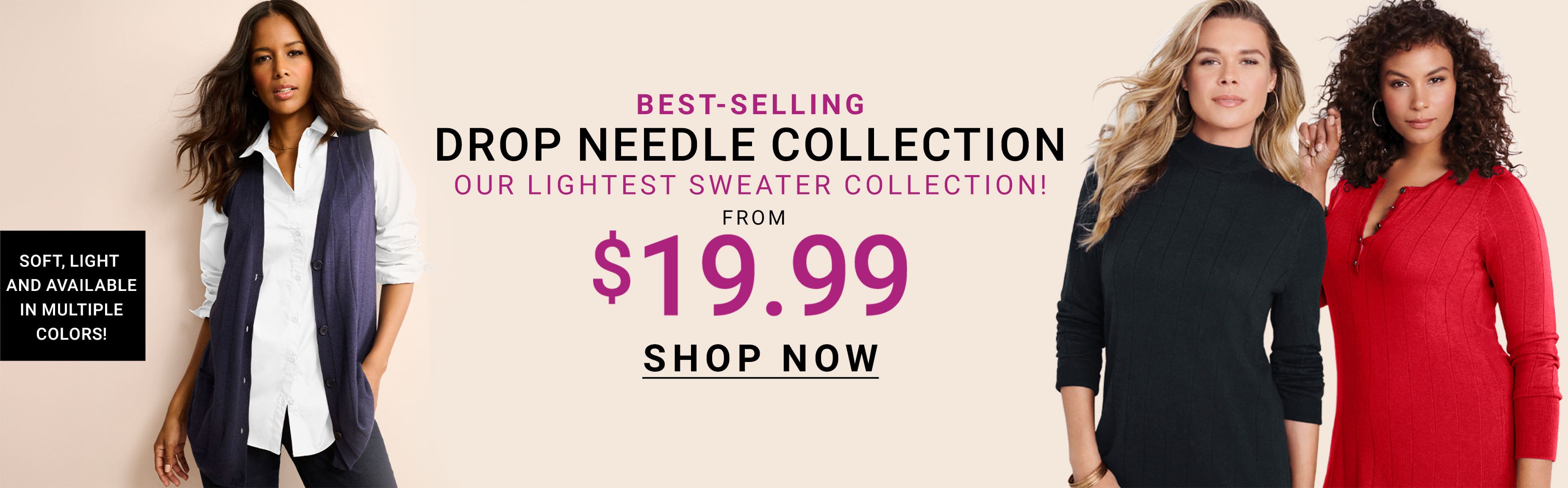 SHOP NOW Drop Needle
