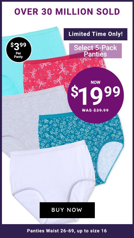 $19.99 Panties Buy Now