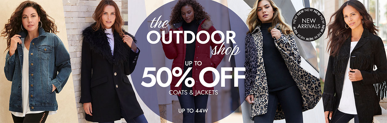 The Outdoor shop up to 50% Off coats & Jackets