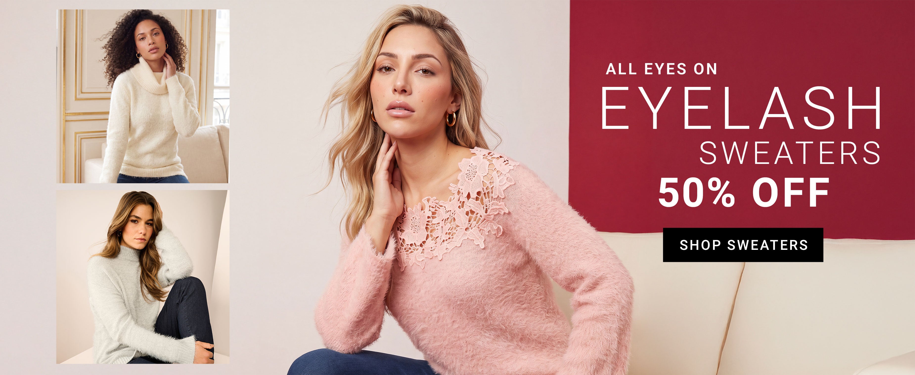 All Eyes On Eyelash Sweaters — 50% Off — Shop Sweaters