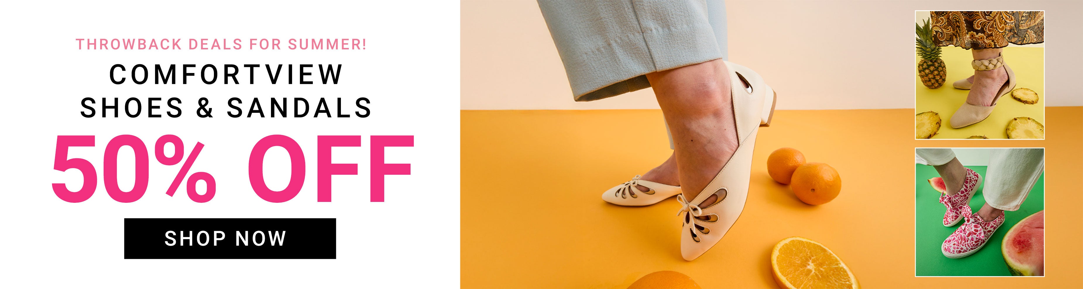 Comfortview Shoes and Sandals — 50% Off
