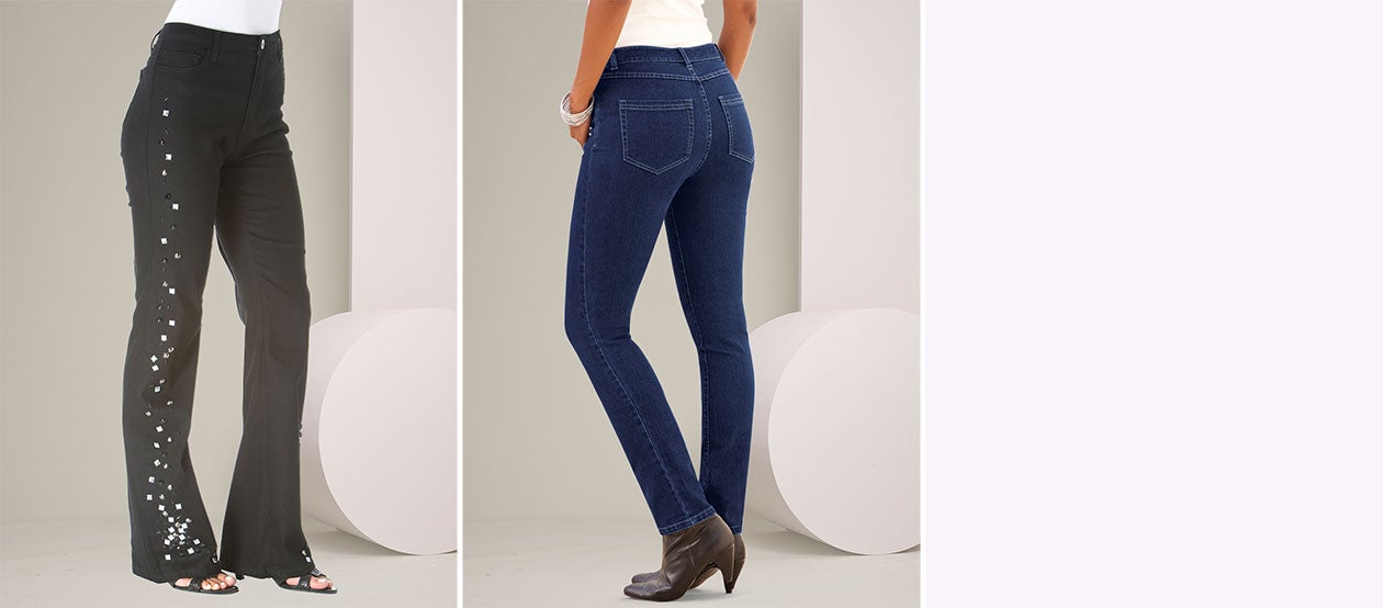 romans plus size jeans