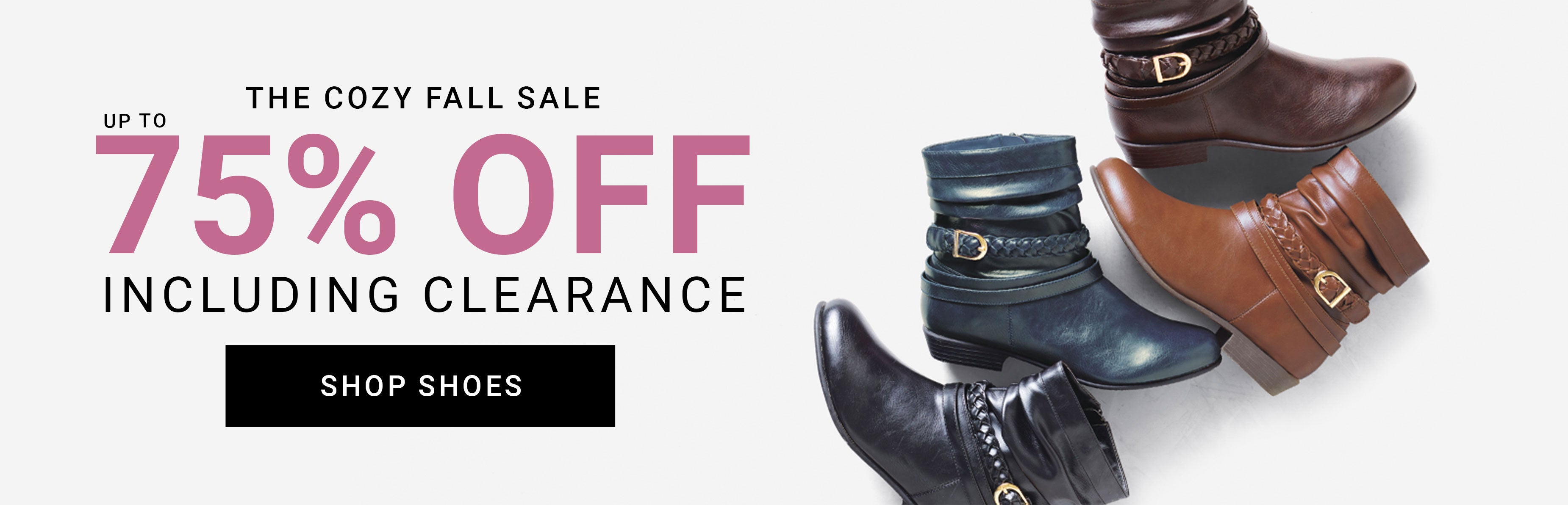 The Cozy Fall Sale — Up To 75% Off Including Clearance — Shop Shoes