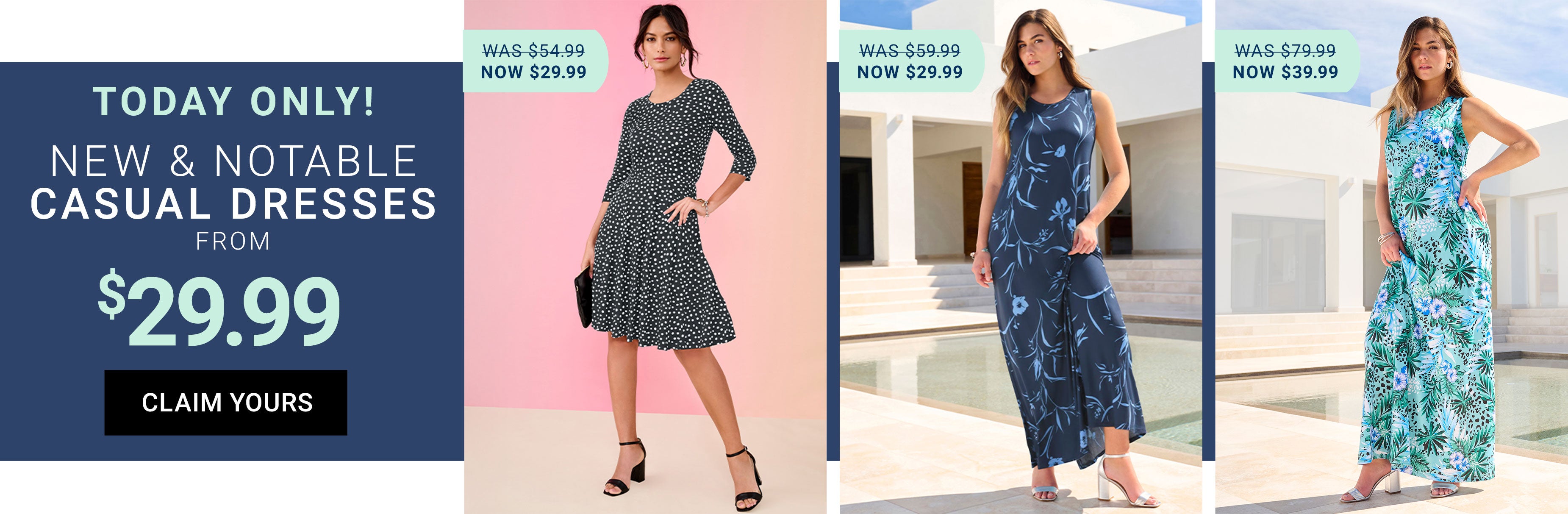 Casual Dresses $29.99