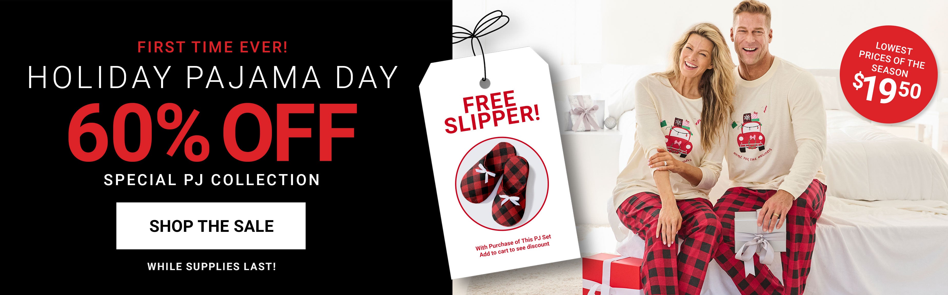 shop Holiday Pajama Day