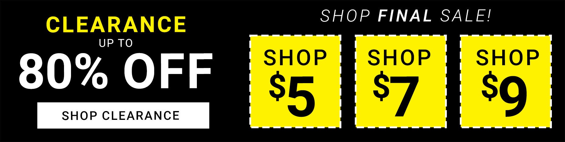 shop clearance