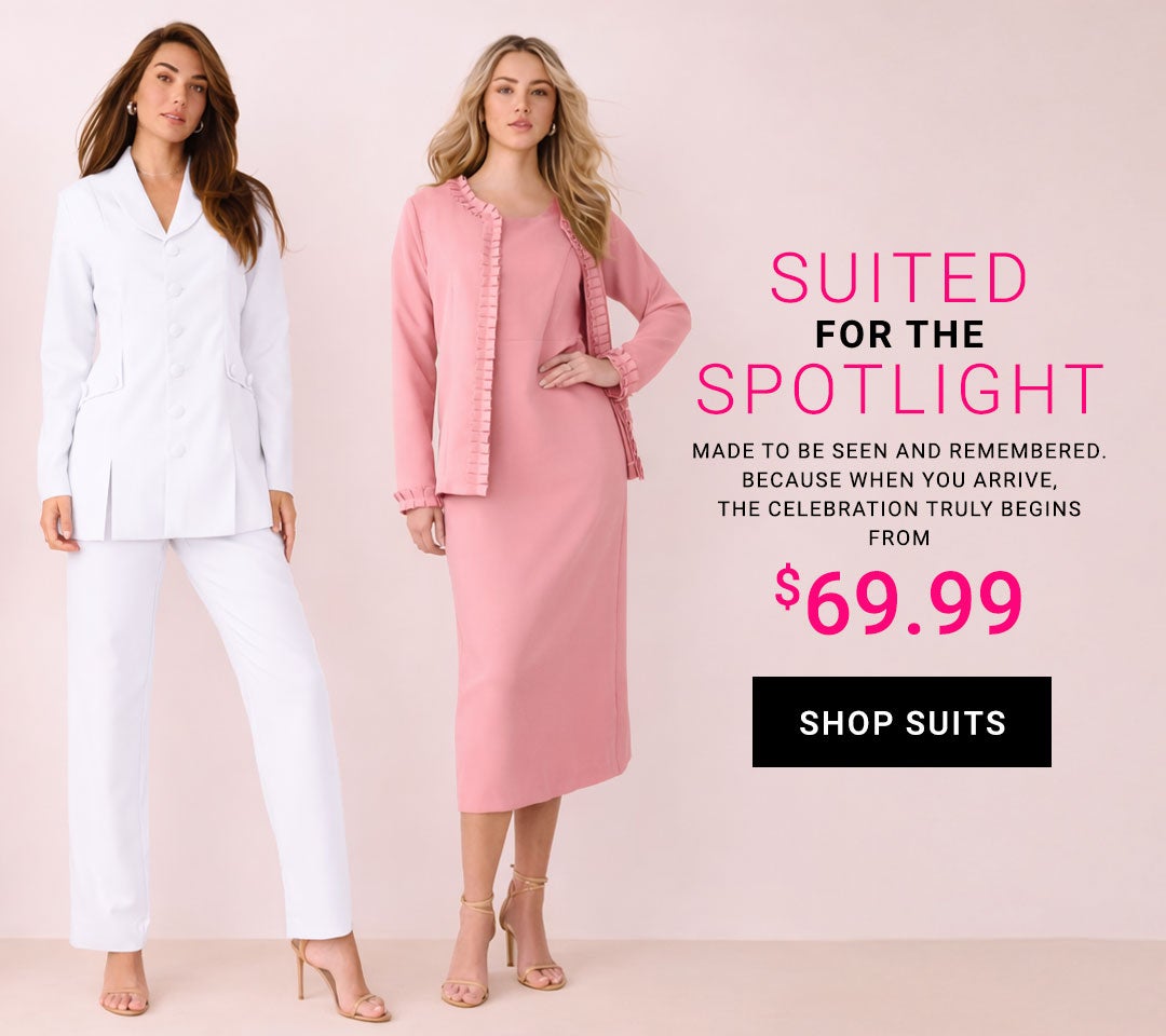 Suited for the Spotlight — Shop Suits