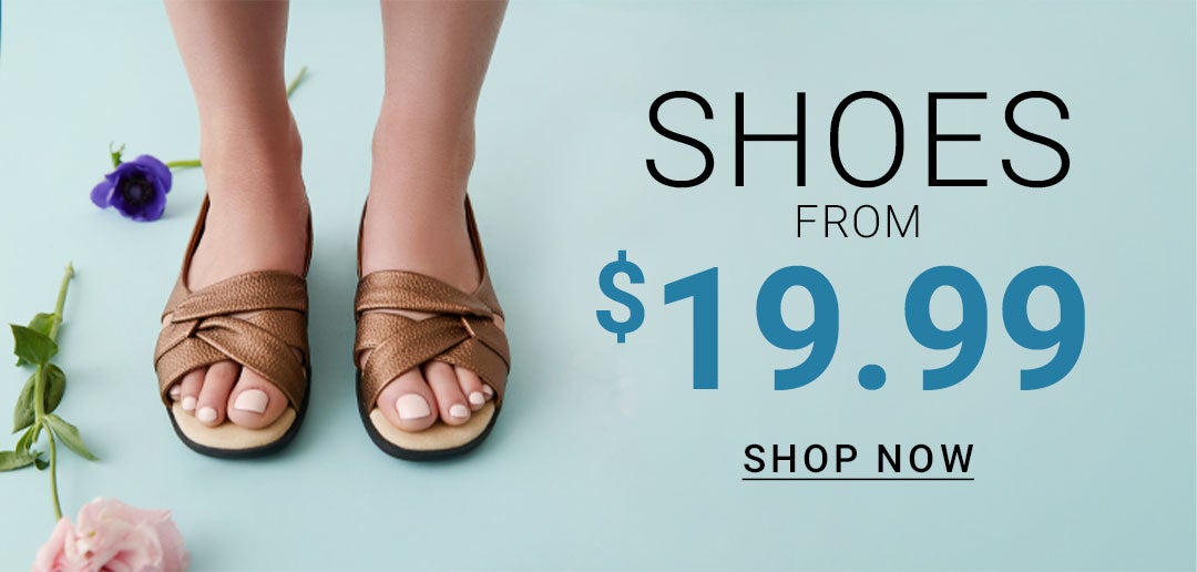 Shoes from $19.99