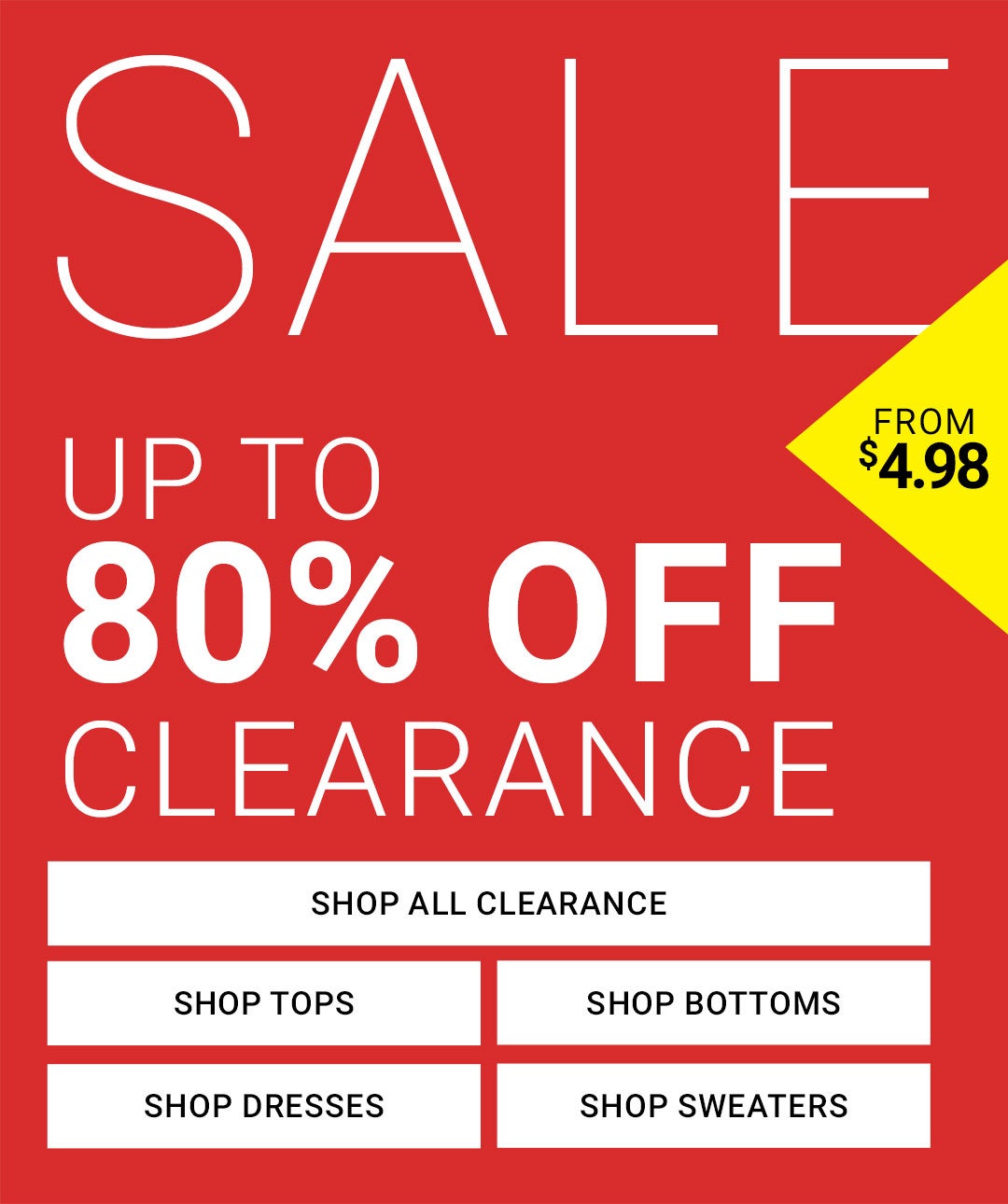 Shop Clearance
