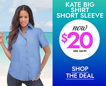 kate big shirt short sleeve now $20 shop the deal