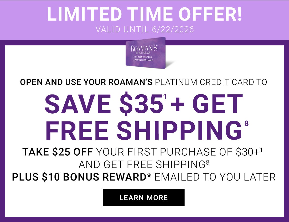 Roaman's credit card