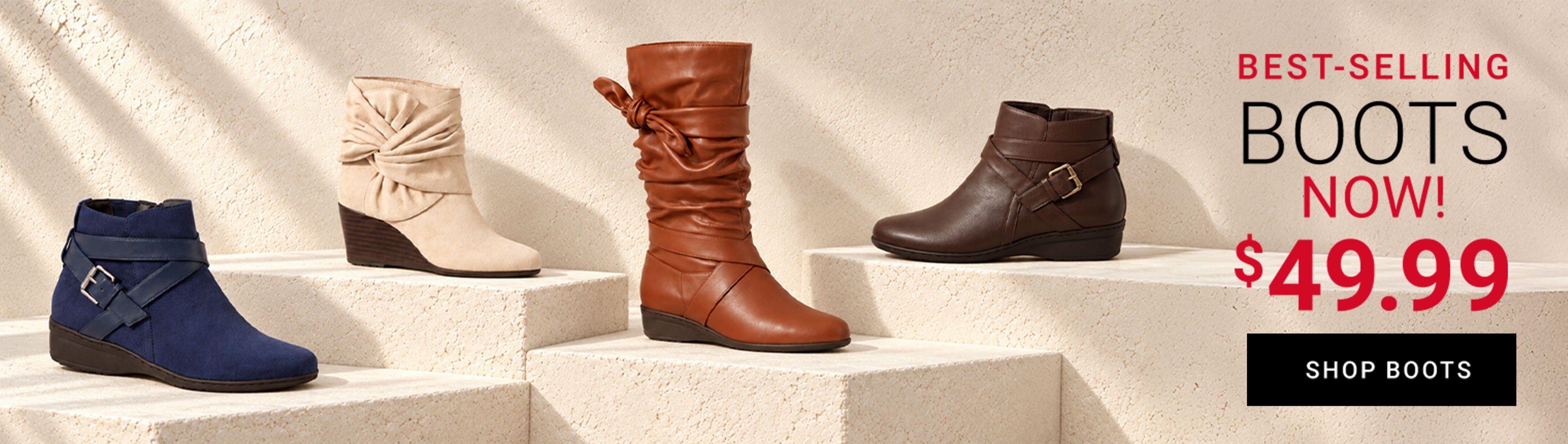 Best-Selling Boots Now $49.99 — Shop Boots