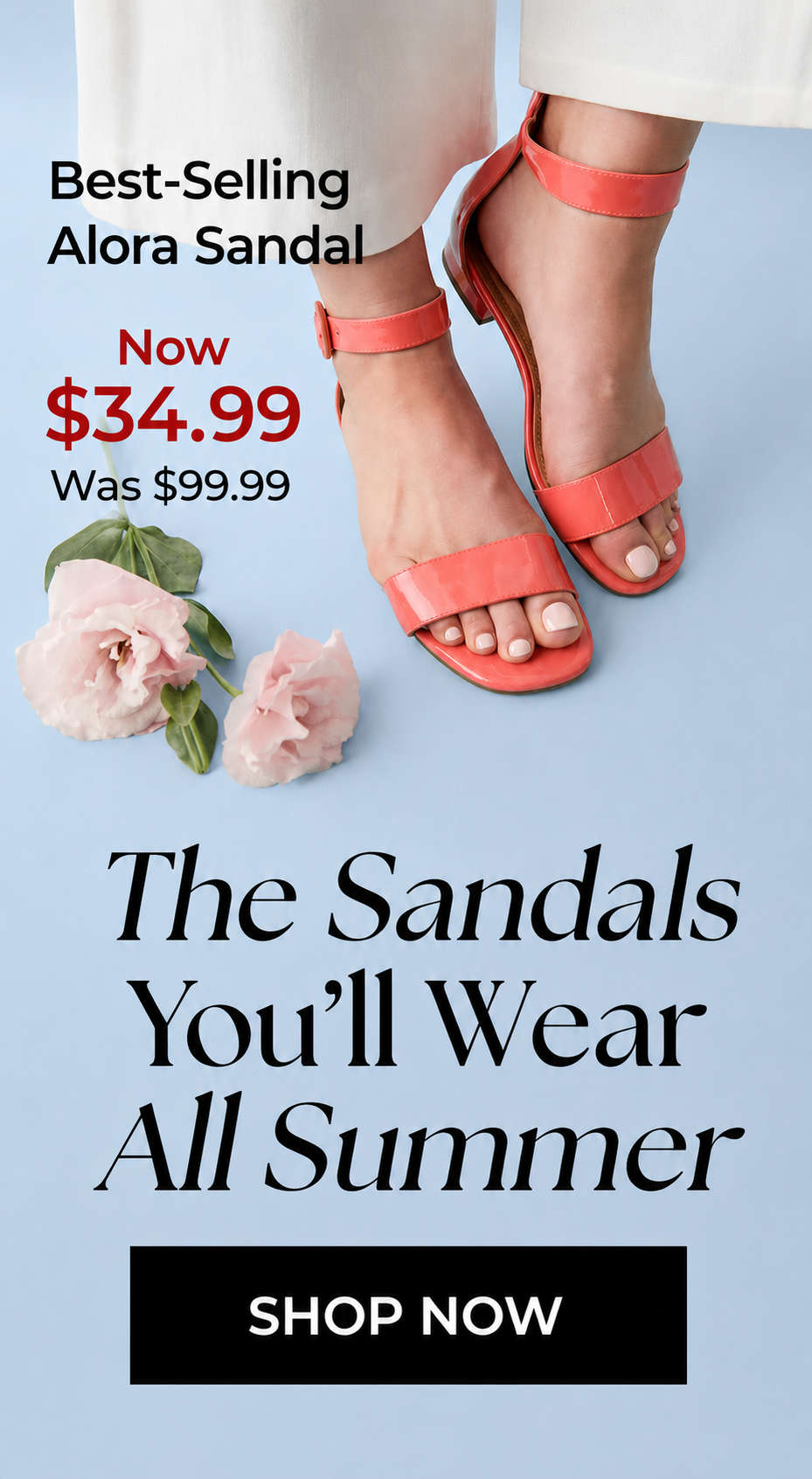 Alora Sandal Now $34.99 Shop Now