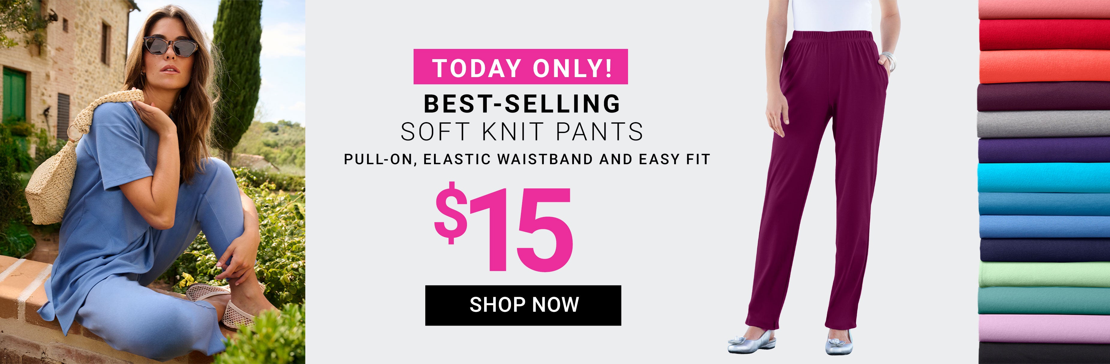 shop SOFT KNIT PANTS