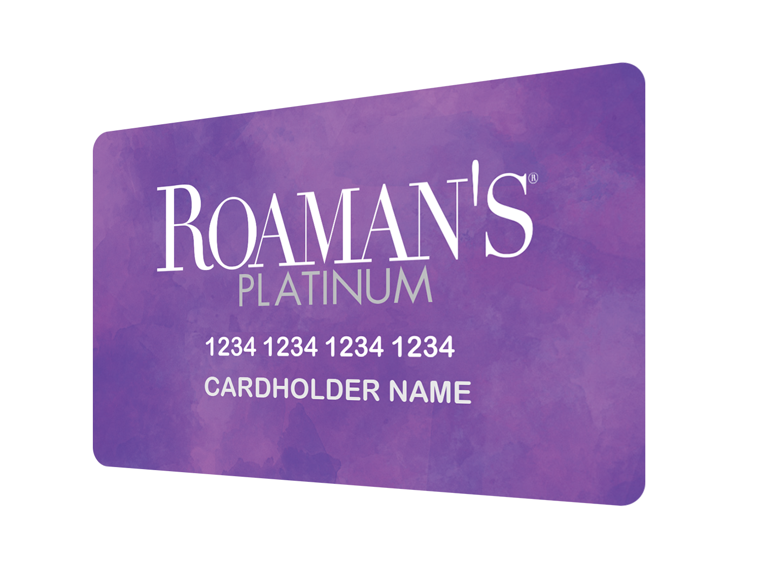 Roaman's Platinum Credit Card