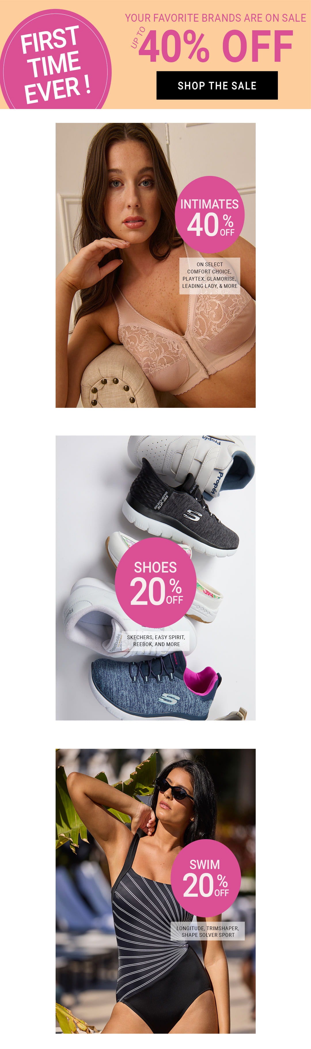 First Time Ever 40% Off — Shop the Sale
