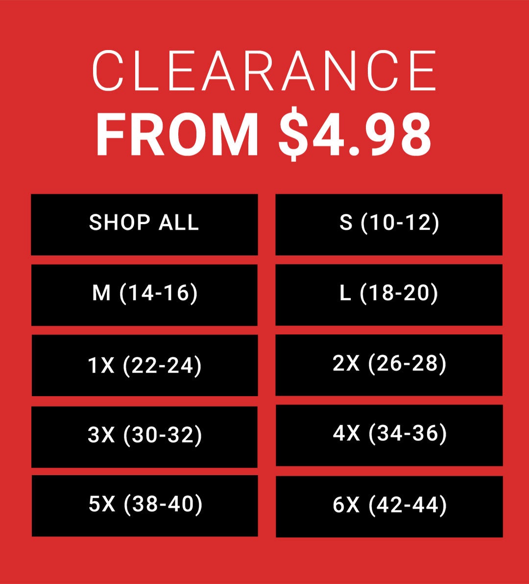 Shop Clearance