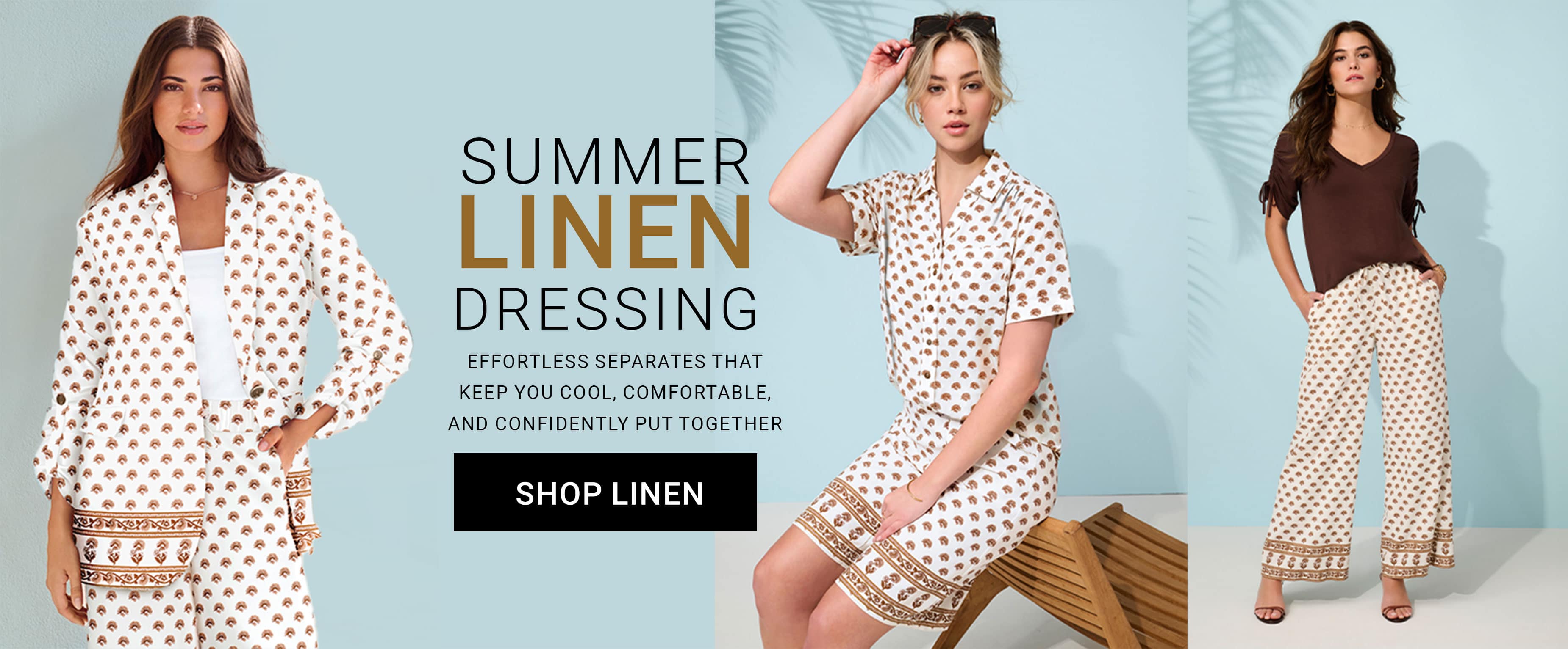 Summer Linen Dressing — Effortless Separates — Shop Linen
