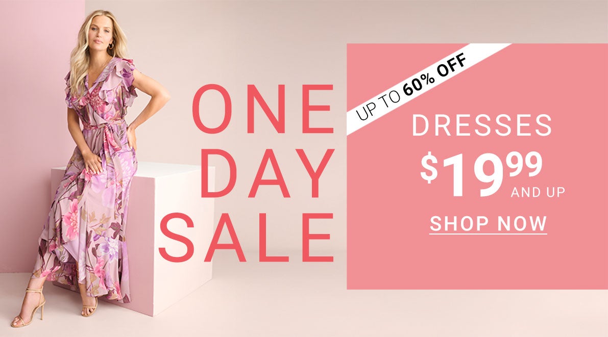 shop DRESSES $19.99 & UP