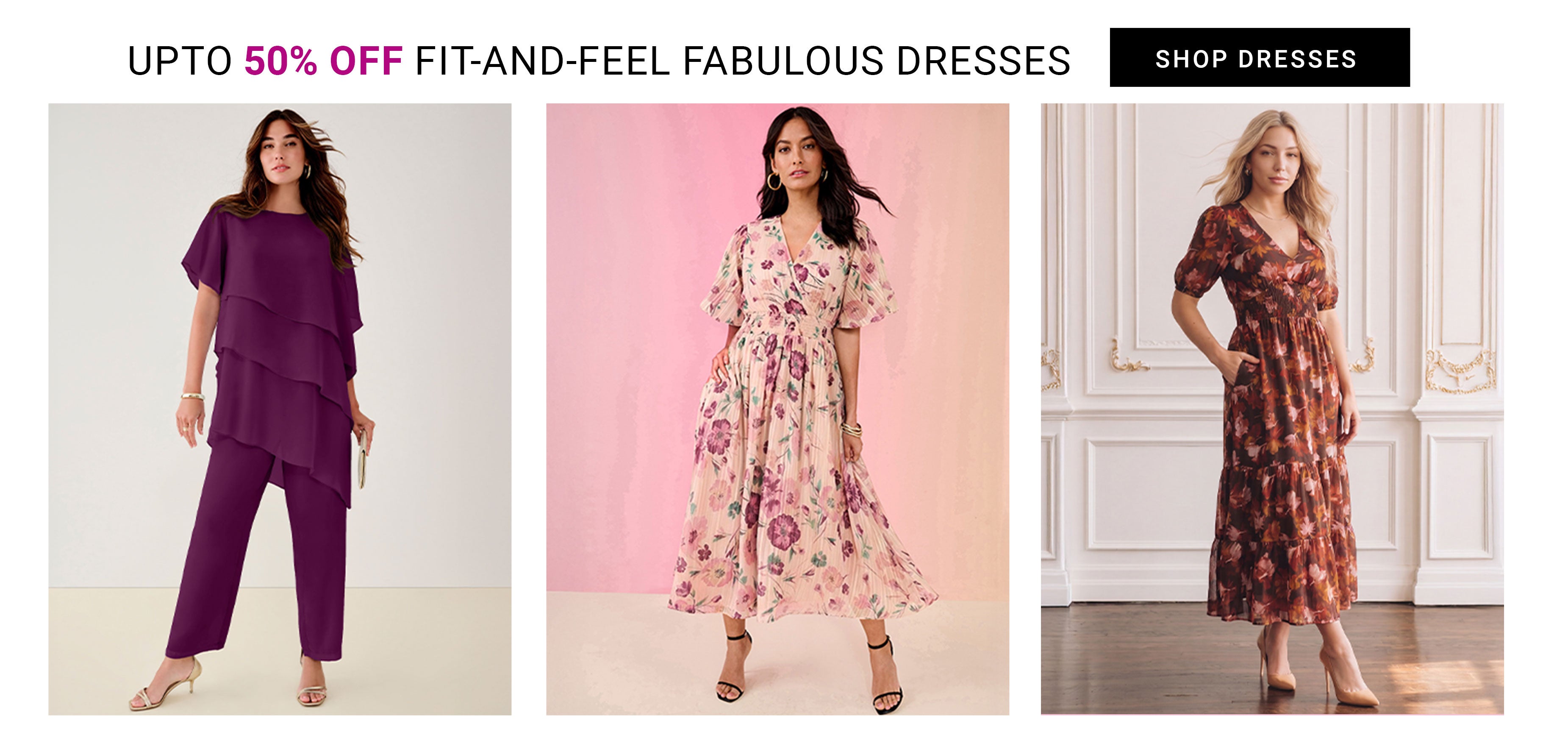 Up To 50% Off Fit-And-Feel Fabulous Dresses — Shop Dresses