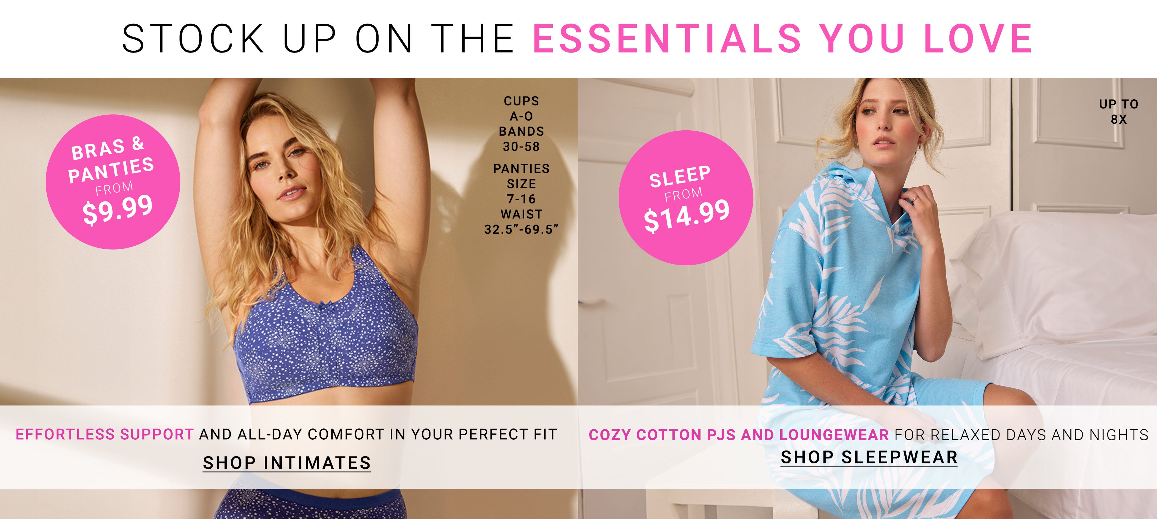 Shop Intimates & Sleep