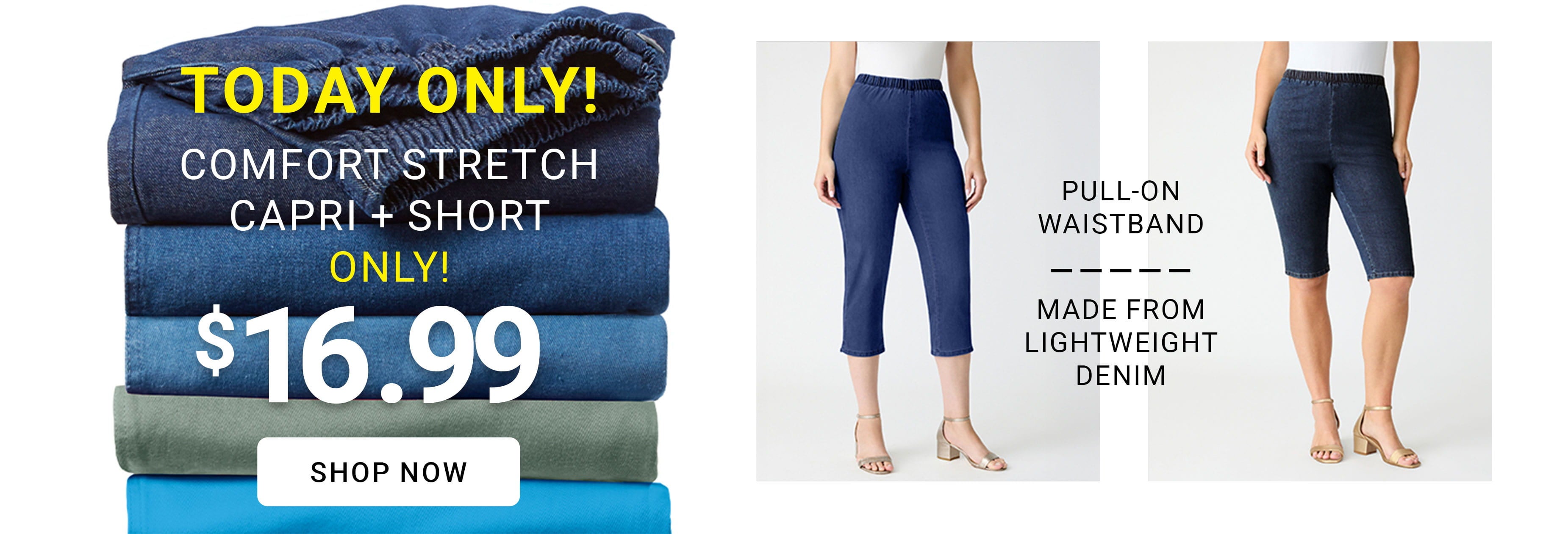 $6.50 Only — Capri and Short