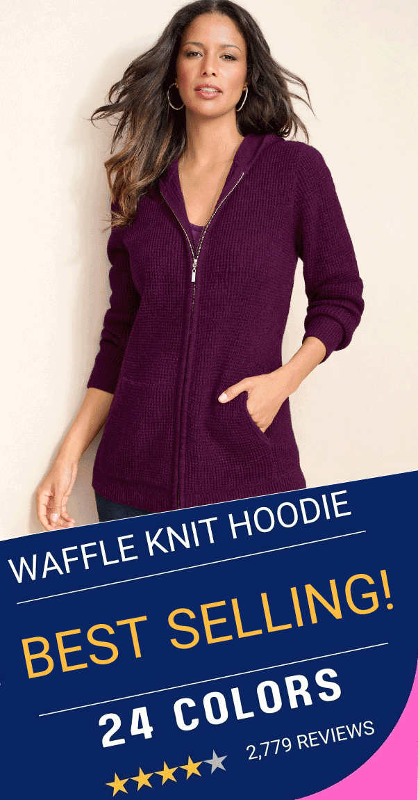 Waffle Knit Hoodie
 Shop Now