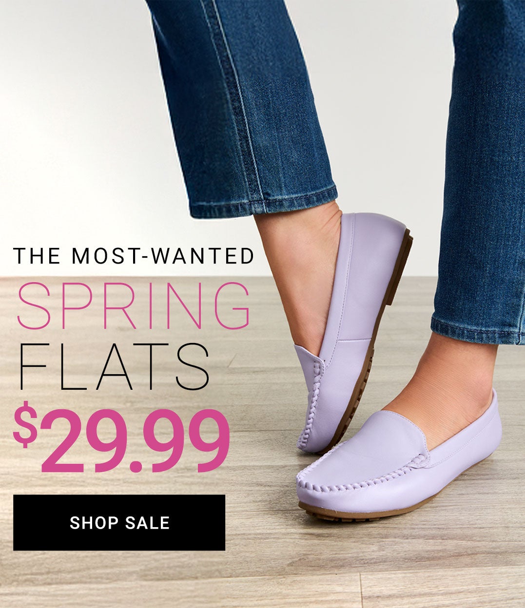 Shop SPRING FLATS $29.99