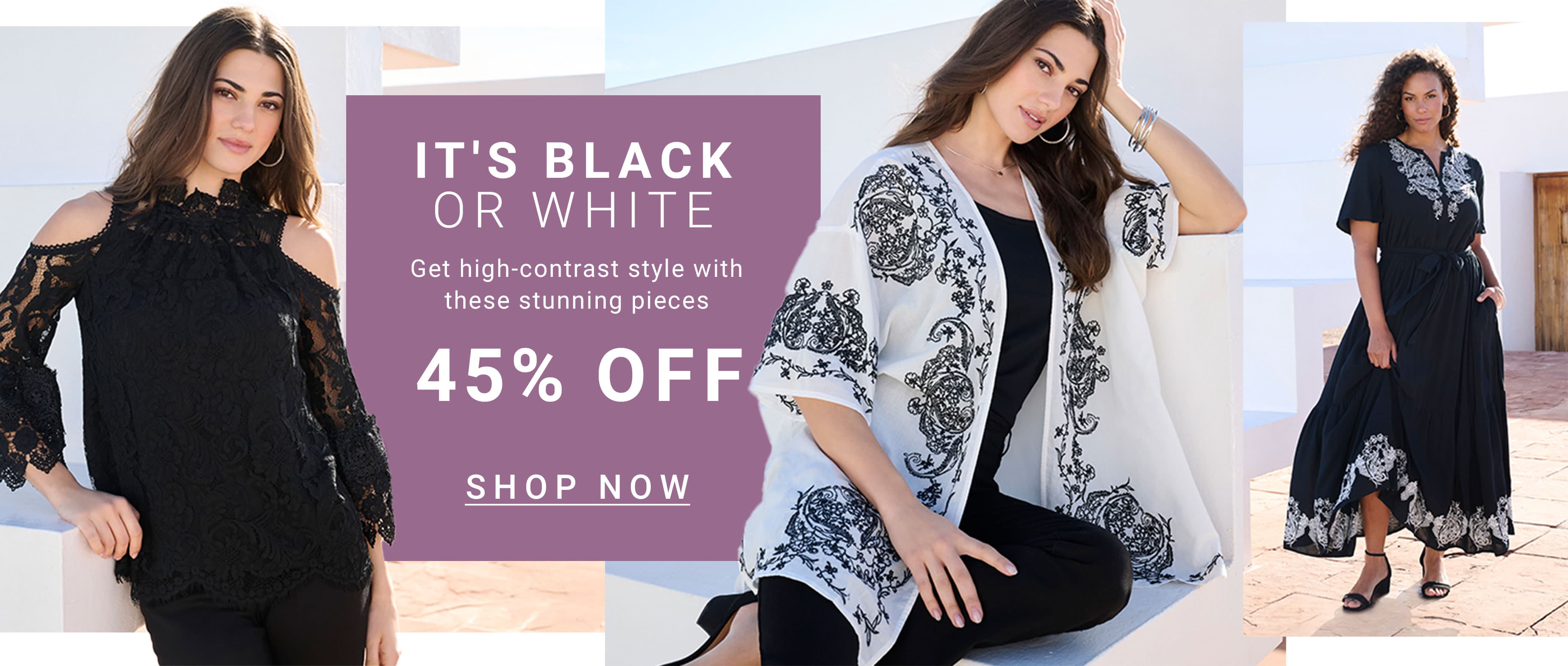 shop BLACK OR WHITE
