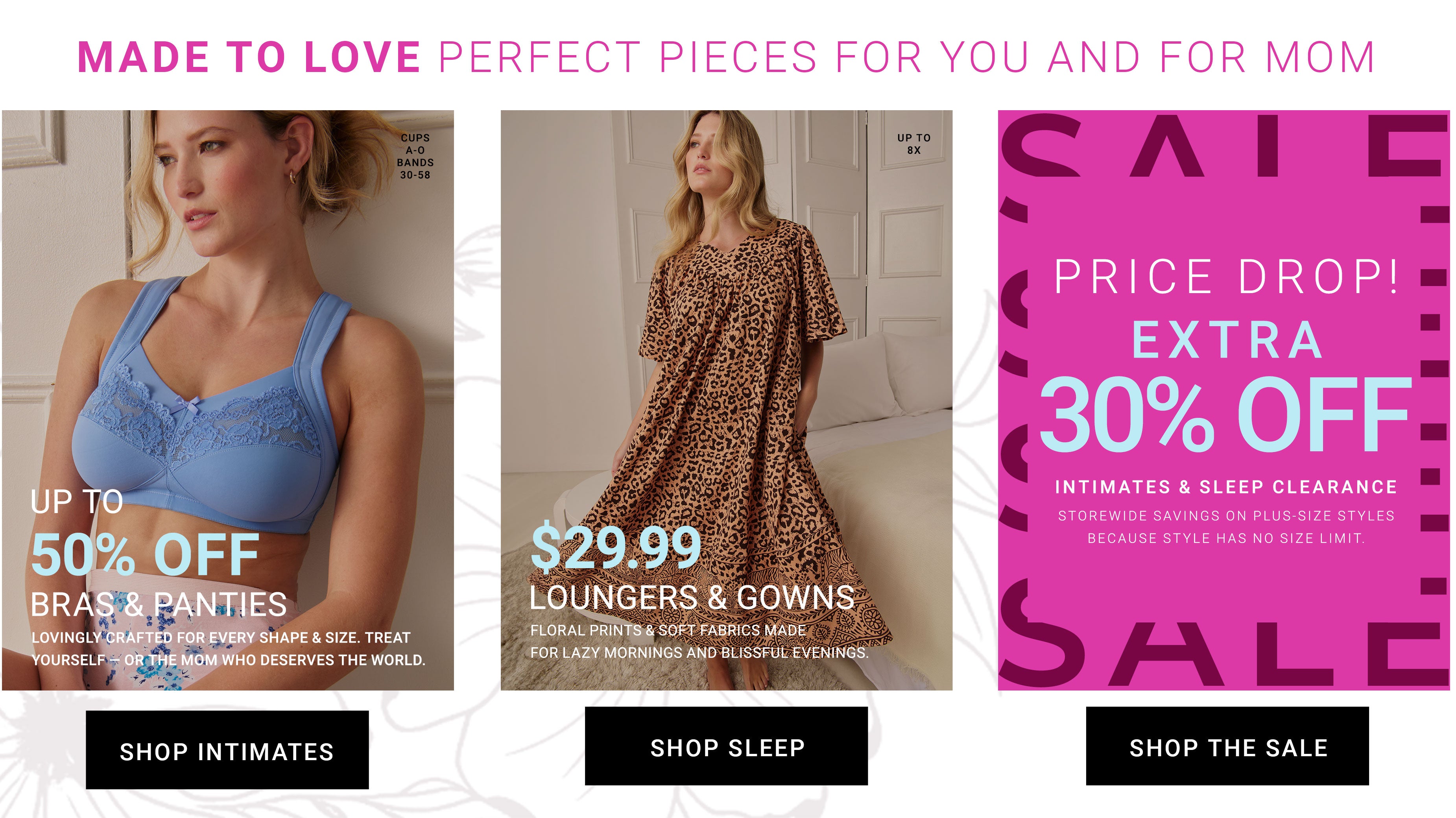 Shop Intimates Sleepwear Sale