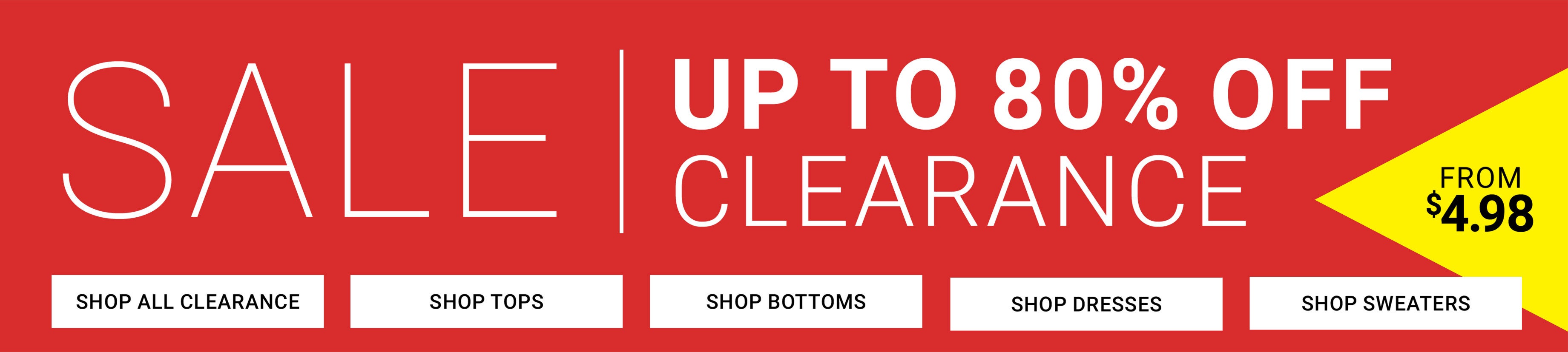 CLEARANCE