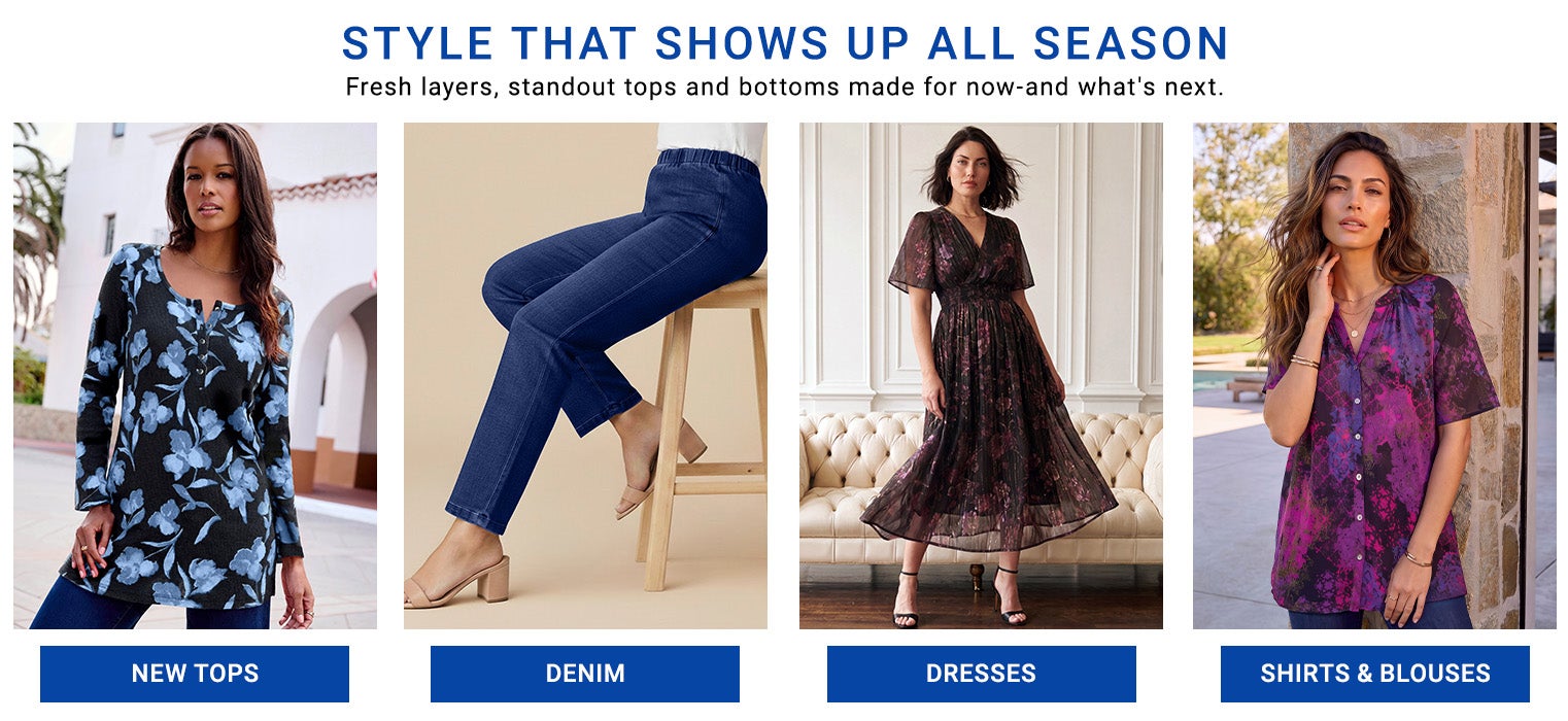 Shorts & Capris, Tees & Tunics, Last Chance for Summer Favorites from $12.99, Blouses, Shirts