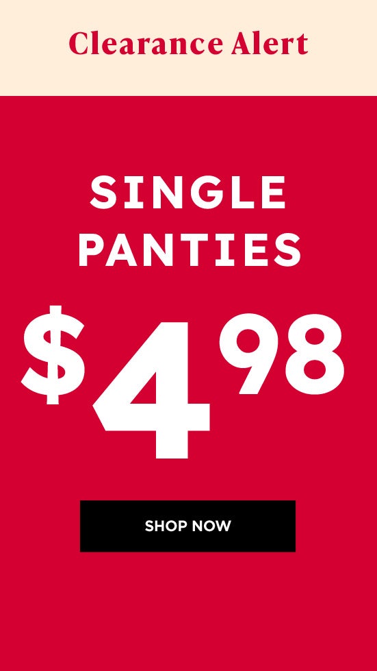 clearance panties shop now