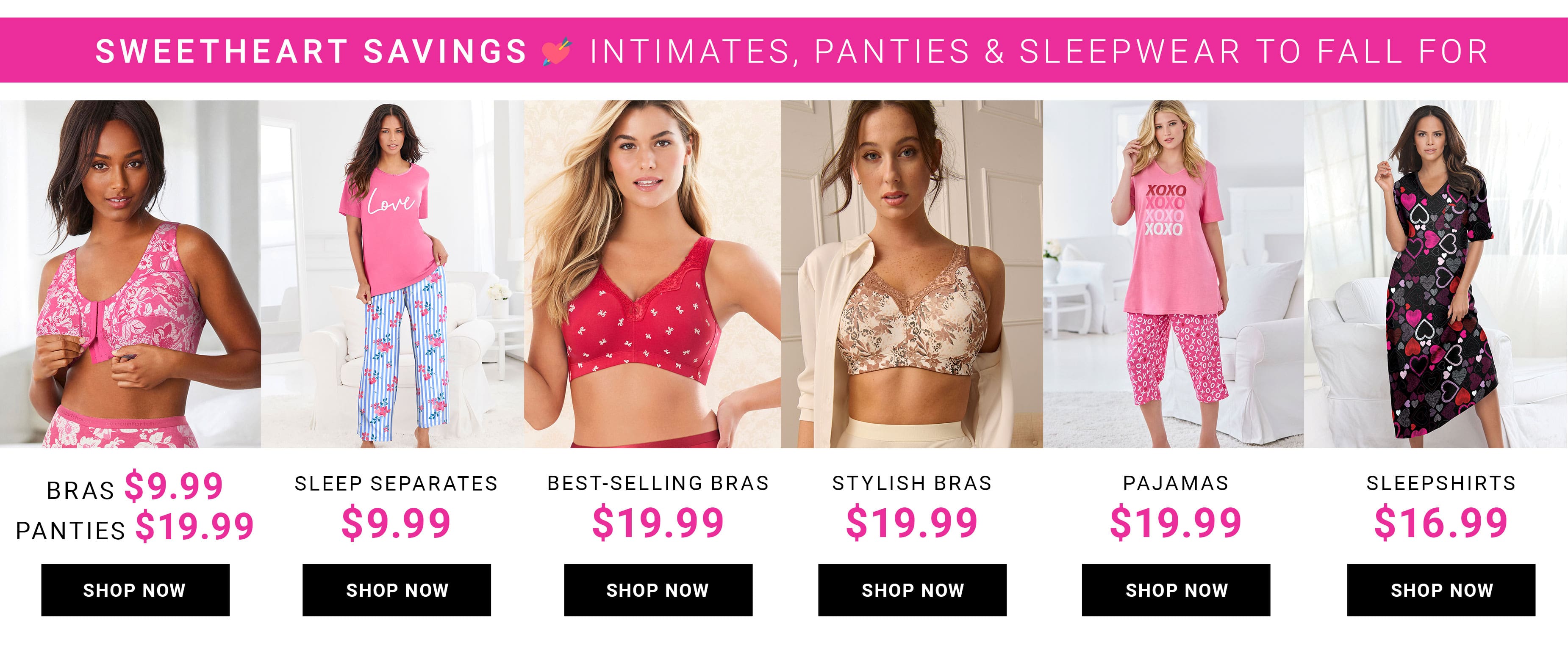 SHOP $9.99 BRAS