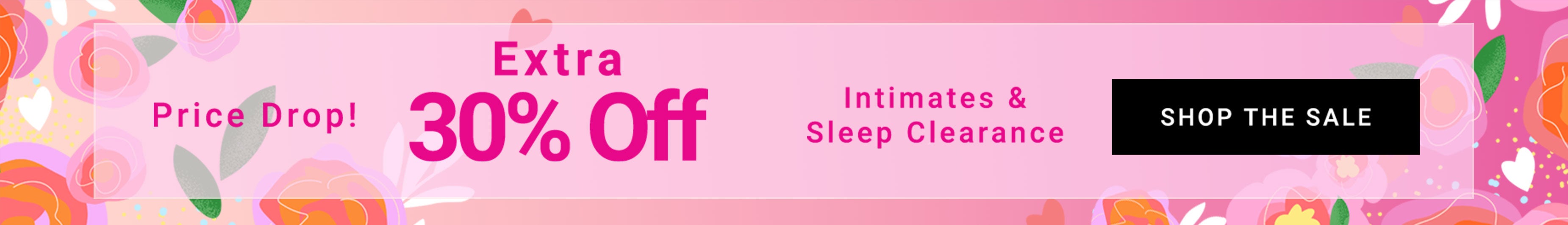 extra 30% off sleep clearance