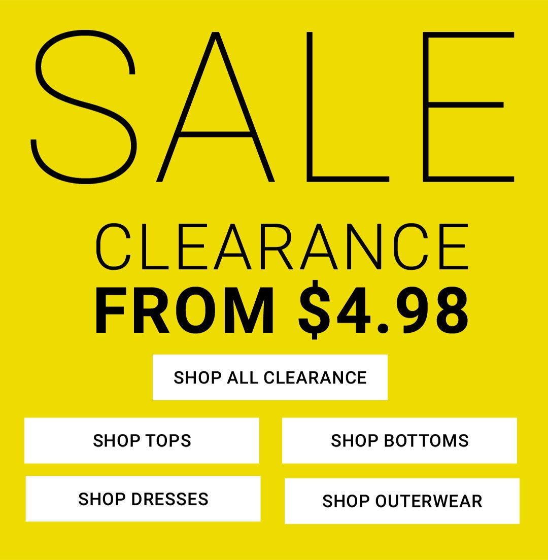 Sale — Clearance from $4.98