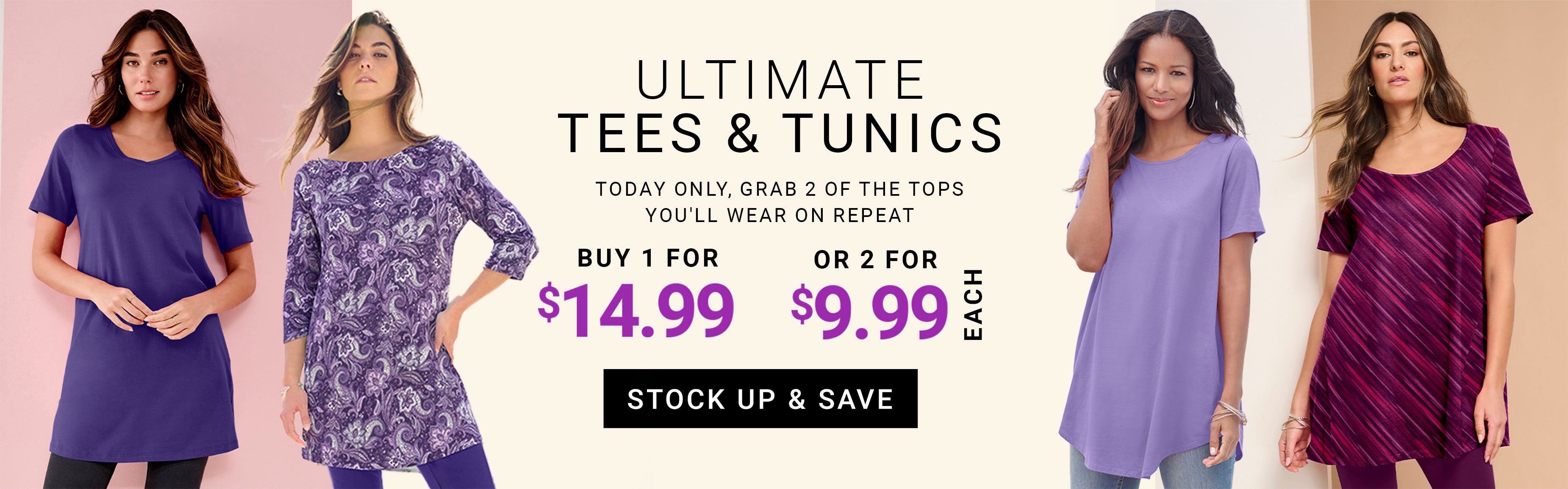 Ultimate Tees & Tunics