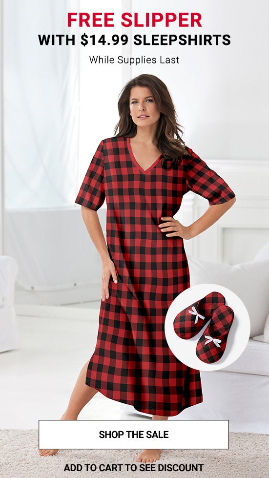 Sleepshirts sale + Free Slipper shop now