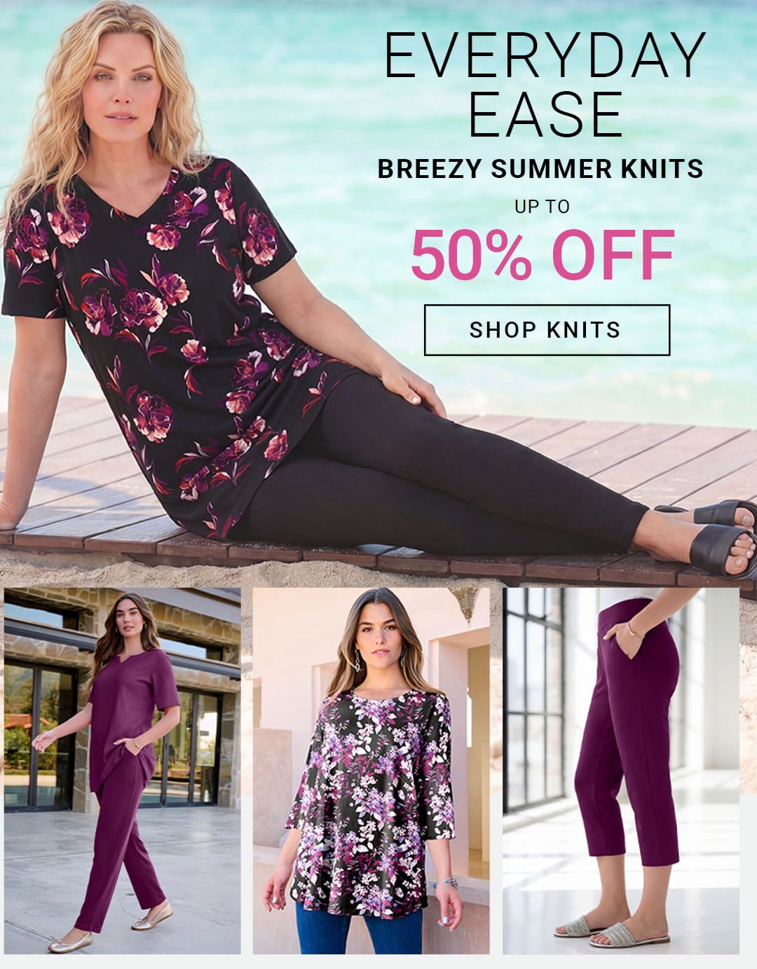 Breezy Summer Knits — Up to 50% Off