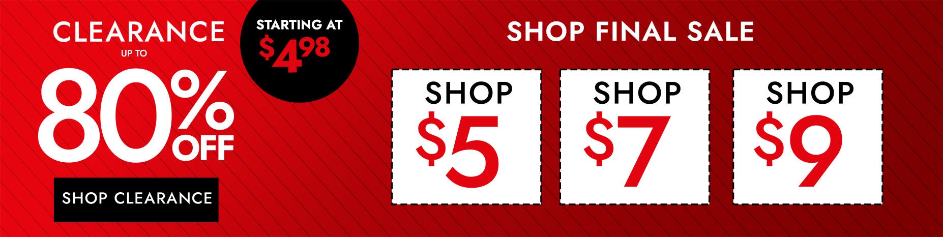 shop CLEARANCE 