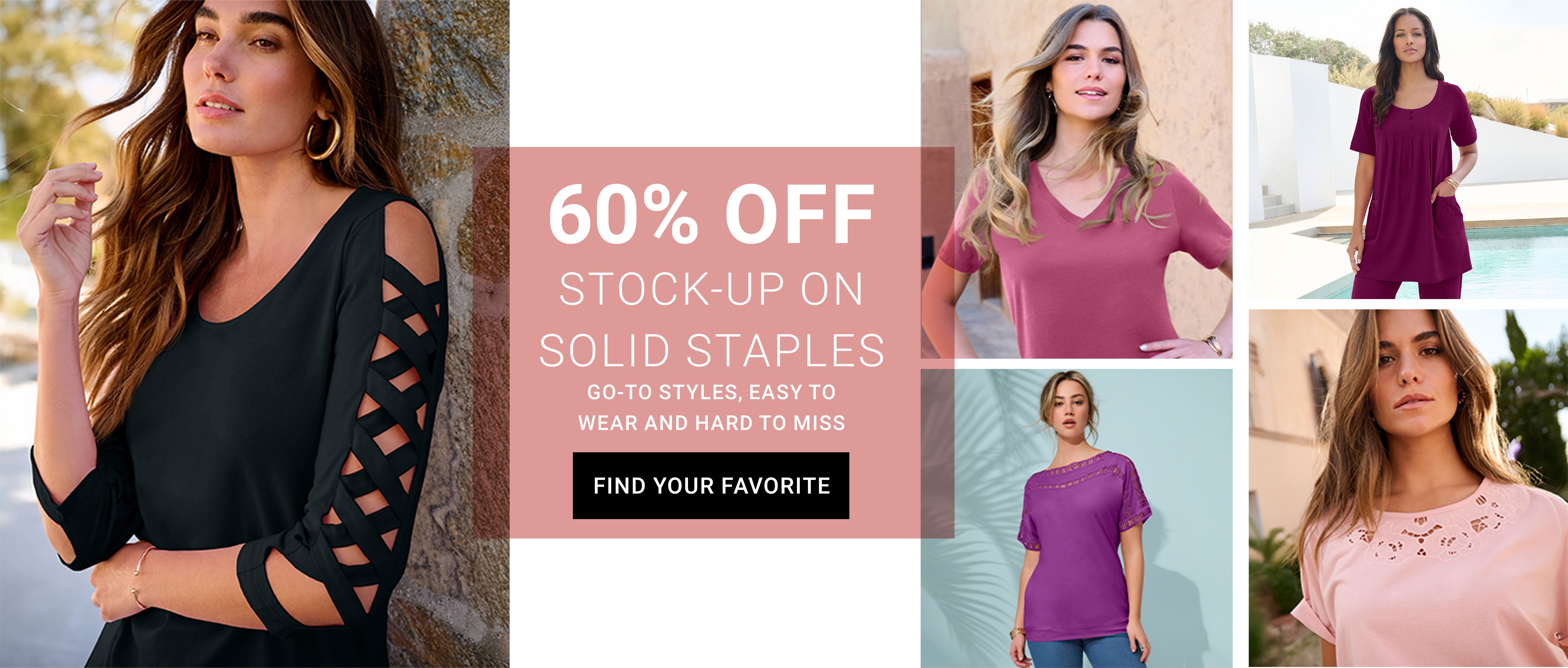 60% Off solid staples