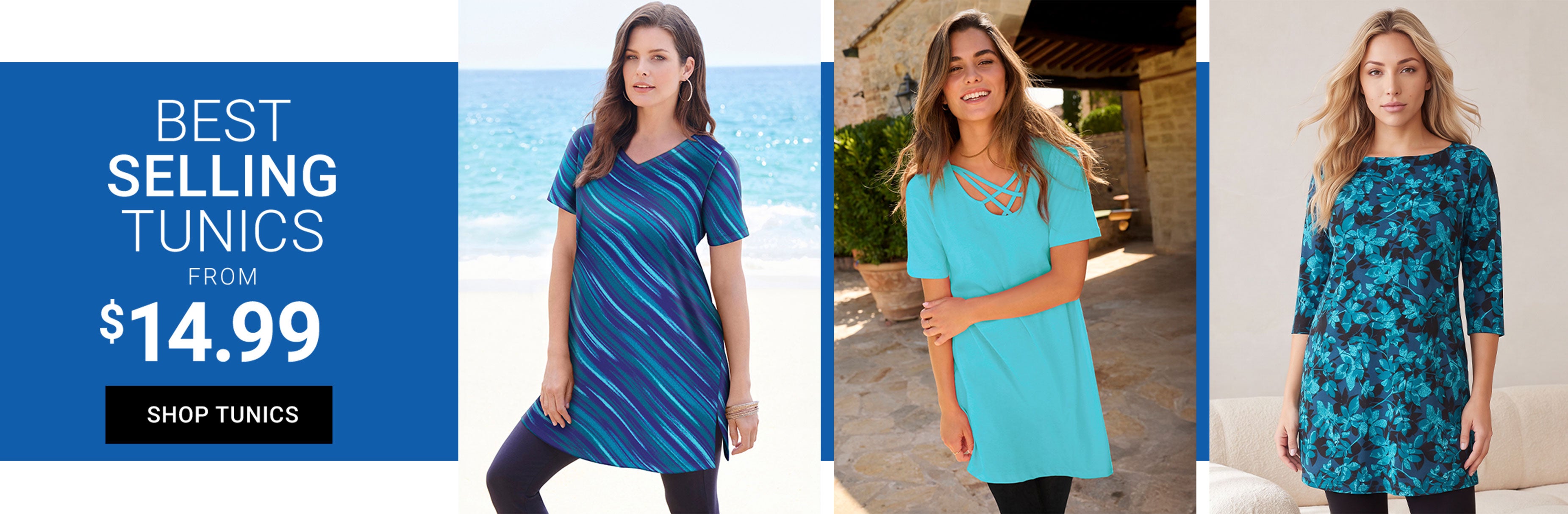 Best Selling Tunics from $14.99 — Shop Tunics